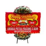 Karangan Bunga Papan Pernikahan JKT-002