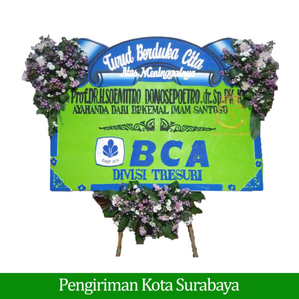 Bunga Papan Duka Cita Surabaya SBY-001