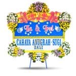 Bunga Papan Pernikahan Kediri KDRW-004