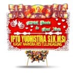 Bunga Papan Wedding Kediri KDRW-001