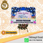 bunga papan happy wedding samarinda