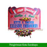 Bunga Papan Wedding Surabaya SBY-017