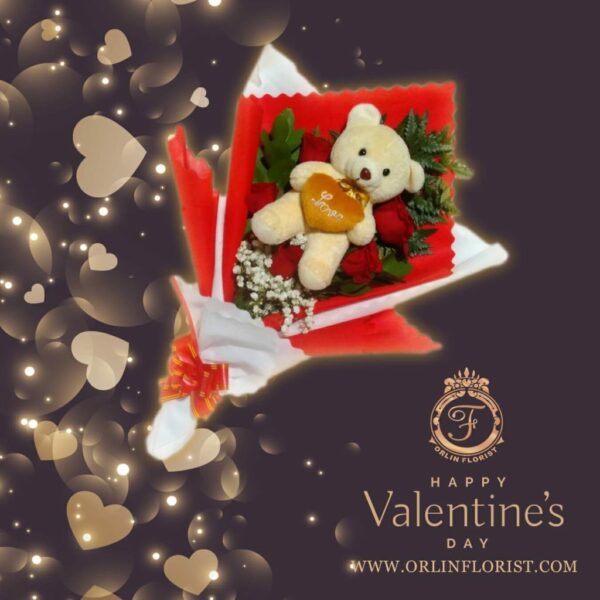 Bouquet Mawar Valentine Val-004 Bouquet Mawar Valentine Val-004