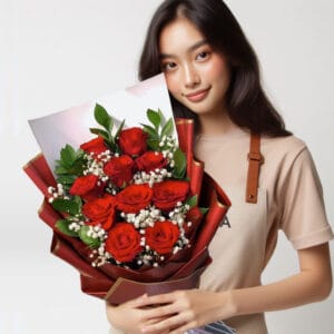 Bouquet Mawar Valentine Val HBL-008
