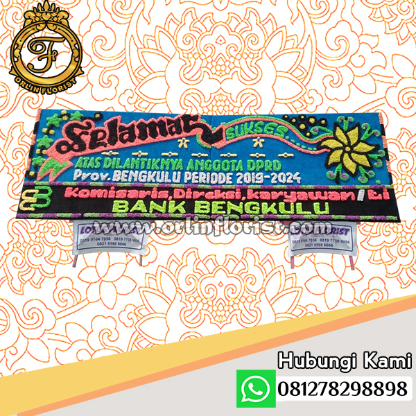 Bunga Papan Wedding Bengkulu OBKW-003