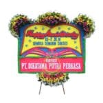 karangan bunga papan anniversary jakarta JKTC-005