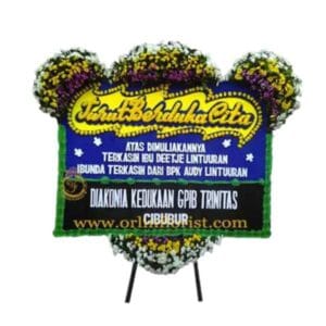 Bunga Papan Duka Cita Jakarta Pusat OJKTD-016