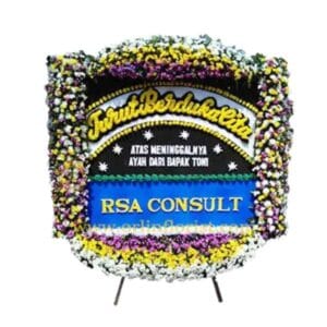 Bunga Papan Duka Cita Jakarta Selatan OJKTD-022