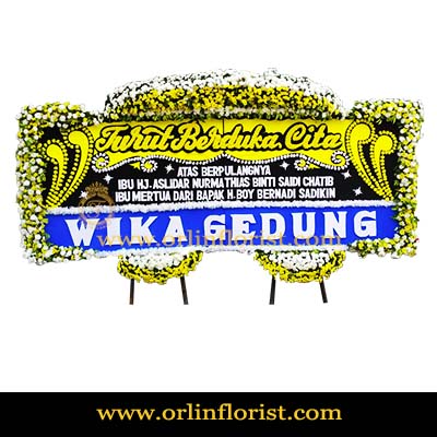 Karangan Bunga Papan Duka Cita OJKT-029 Karangan Bunga Papan Duka Cita OJKT-029