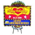 Karangan Bunga Papan Wedding OJKTW-001