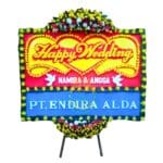 Karangan Bunga Papan Wedding OJKTW-005