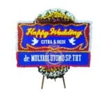 Karangan Bunga Papan Wedding OJKTW-007