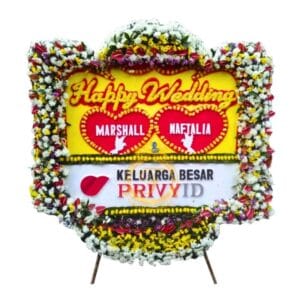 Karangan Bunga Papan Wedding OJKTW-016