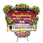 Karangan Bunga Papan Wedding OJKTW-021
