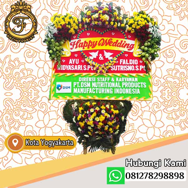 bunga papan happy wedding jogjakarta bunga papan happy wedding jogjakarta