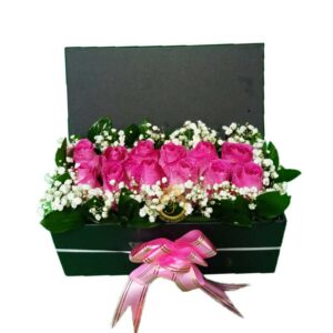 Bloom Box Valentine Mawar Pink Val-014