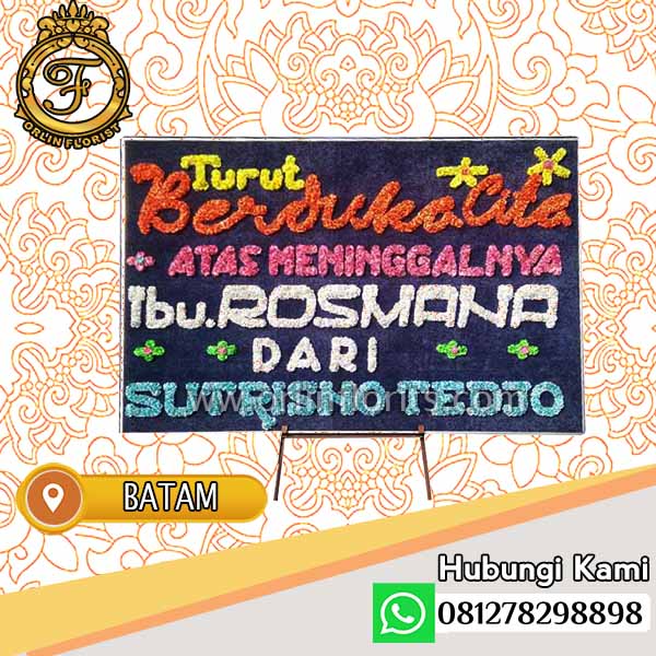 Bunga Papan Duka Cita Batam 19