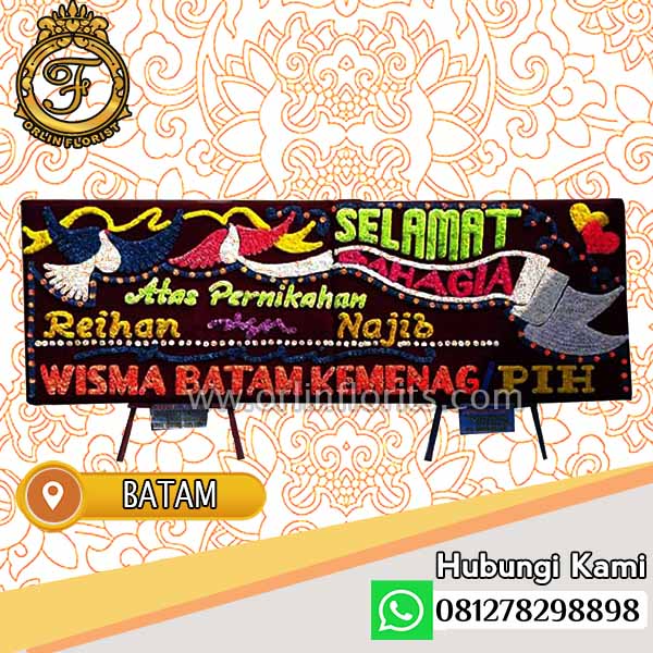 Bunga Papan Wedding Batam-11