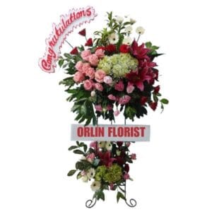 Standing Flowers Congratulations Jakarta STC-005