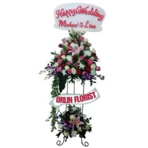 Standing Flowers Pernikahan Jakarta STN-001