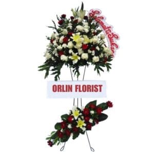 Standing flowers congratulations jakarta STC-004