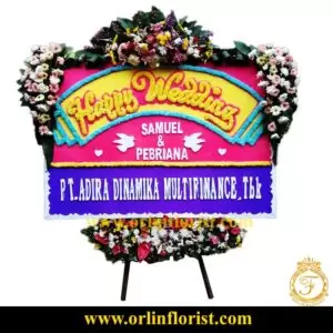 Bunga Papan Wedding Bandung BDGW-002