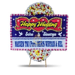 Bunga Papan Wedding Bandung BDGW-003