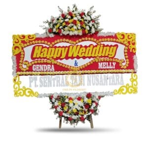 Bunga Papan Wedding Bandung BDGW-004