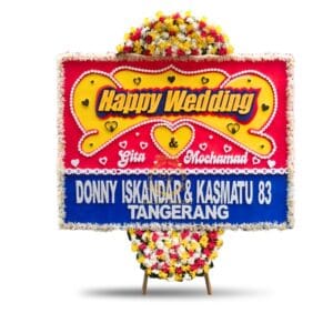 Bunga Papan Wedding Bandung BDGW-005
