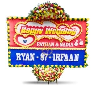 Bunga Papan Wedding Bandung BDGW-006