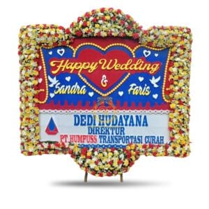 Bunga Papan Wedding Bandung BDGW-007