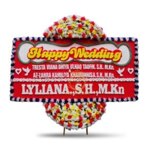 Bunga Papan Wedding Bandung BDGW-008