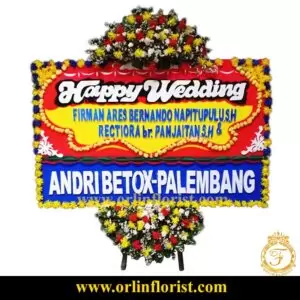 Bunga Papan Wedding Bandung BDGW-008