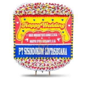 Bunga Papan Wedding Bandung BDGW-009