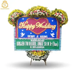 Bunga Papan Wedding Bogor BGR-030