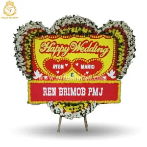 Bunga Papan Wedding Bogor BGR-034