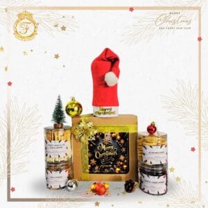 Box Cookie Christmas Ribbon M