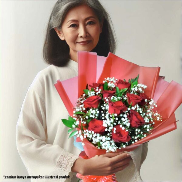 Handbouquet Mawar Hari Ibu-022