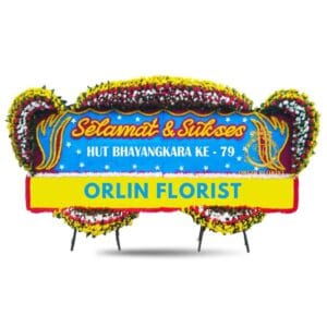 Bunga Papan Ulang Tahun Bhayangkara BPPO-017